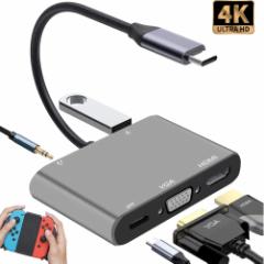 USB-C Type C nu Type-C to HDMI/VGA/Type-C /USB3.0 /3.5mm Type-C ϊA_v^ 4K iΉ