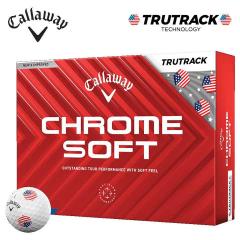  �y2024���f���z�L�����E�F�C �N�����\�t�g USA �g�D���[�g���b�N �{�[�� 1�_�[�X�i12������j�@CHROME SOFT USA TRUTRACK Callaway ���[