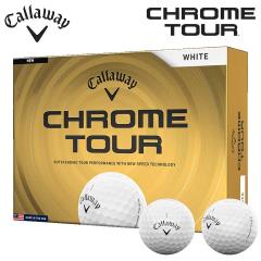 �y2026���f���z�L�����E�F�C �N�����c�A�[ �{�[�� �z���C�g 1�_�[�X(12������) ���{���K�i CHROME TOUR Callaway �S���t�{�[��