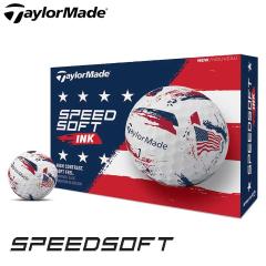 �y2026���f���z�e�[���[���C�h SPEEDSOFT INK USA �S���t�{�[�� 1�_�[�X�i12������j ���{���K�i TaylorMade �X�s�[�h�\�t�g �C���N