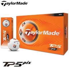 �y2026���f���z�e�[���[���C�h TM26 TP5 Pix �z���C�g �S���t�{�[�� 1�_�[�X�i12������j ���{���K�i TaylorMade