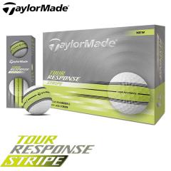 �y2025���f���z�e�[���[���C�h �c�A�[���X�|���X �X�g���C�v �S���t�{�[�� 1�_�[�X�i12������j �C�G���[ ���{���K�i TaylorMade TOUR RE