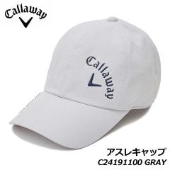 �y2024���f���z�L�����E�F�C C24191100 �A�X���L���b�v �O���[ 1020(gy) �z�������X�x�� CALLAWAY CAP (MENS) 20p