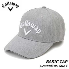 �y2024���f���z�L�����E�F�C C24990105 �x�[�V�b�N �L���b�v �O���[ 1022(gy) �R�b�g��100�� �z�������X�x�� CALLAWAY BASIC CAP 24 JM (