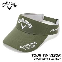 �y2024���f���z�L�����E�F�C C24990111 �c�A�[TW�o�C�U�[ �J�[�L 1180(kh) �z�������X�x�� CALLAWAY TOUR TW VISOR 24 JM (MENS) 20p