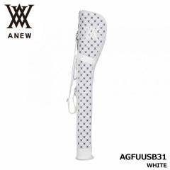 �A�j���[ AGFUUSB31 UNI ���m�O���� �p�^�[�� �n�[�t�o�b�O �z���C�g  UNI MONOGRAM PATTERN HALF BAG WHITE ANEW
