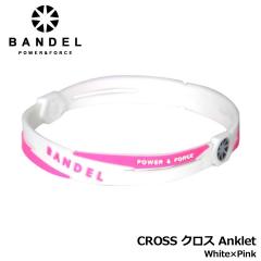 �y���K�̔��X�z�o���f�� �N���X �A���N���b�g �z���C�g�~�s���N  CROSS Anklet White�~Pink ���N�A�N�Z�T���[ ���s���P ���� �₦�� ��J
