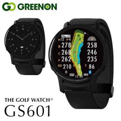 �y���K�̔��X�z�O���[���I�� �U �S���t�E�H�b�` GS601 �u���b�N �r���v�^ GPS�����v���� �S���t�i�r THE GOLF WATCH GREENON