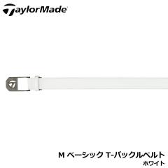 �y2025���f���z�e�[���[���C�h UN565 M �x�[�V�b�N T-�o�b�N���x���g �z���C�g M1693601 Taylormade 20p