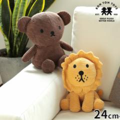 ~btB[ {ggCY BON TON TOYS ʂ Boris Bear Lion Corduroy 24cm BTT-036BR BTT-032YE {X CI ObY miffy