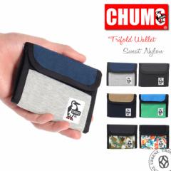 `X z Chums gtHhEHbg XEFbgiC ܂z ch60-3612 Trifold Wallet Sweat Nylon TCt R[f