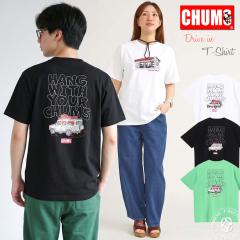 CHUMS �`�����X T�V���c �h���C�u�C��T�V���c ( ch01-2744 ) �o�b�N�v�����g Drive in T-Shirt  �t�� �O���t�B�b�NT�V���c �����n �R�b�g
