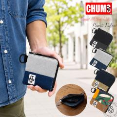 CHUMS �`�����X �R�C���P�[�X ���K���� �X�N�G�A�R�C���P�[�X�X�E�F�b�g�i�C���� ( ch60-3613 ) Square Coin Case Sweat Nylon Sweat Nyl
