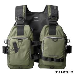 シマノ ライフジャケット ゲームベストライト フリー ナイトオリーブ