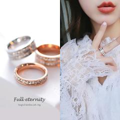 �y�V���O���z�T�[�W�J���X�e�����X�����O Full eternity ring�@316L �X�e�����X�� �ؚ������O �ɍ׃����O�@�s���L�[�����O �~�f�B�[����