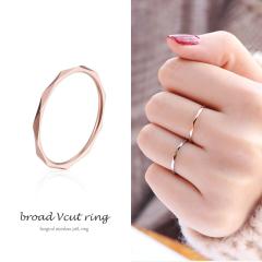 �T�[�W�J���X�e�����X�����O�@�wjagged broad ring�xV�J�b�g�����O�@316L �X�e�����X�� �ؚ������O �ɍ׃����O�@�s���L�[�����O �~�f�B�[