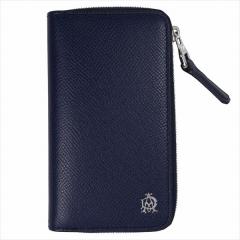 DUNHILL �_���q�� 6�A�L�[�P�[�X �t�@�X�i�[�J�� �l�C�r�[ �J�h�K�� CADOGAN 19F22Z2CA410R �M�t�g �v���[���g �a���� �N���X�}�X