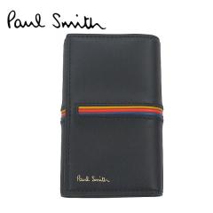 ポールスミス マフラー メリノウール100％ バーガンディストライプ系