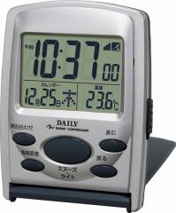 CITIZEN �V�`�Y�� RHYTHM ���Y�����v DAILY ( �f�C���[ ) �d�g �ڊo�܂� ���v �W���X�g�E�F�[�uR107DN �g���x�� �N���b�N �V���o�[ ���^