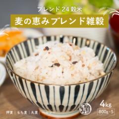 \ セール / 雑穀 雑穀米 国産 麦の恵み雑穀米 4kg(800g×5袋) 無添加 無着色 安心の国産 国内産原料100% ダイエット 置き換え