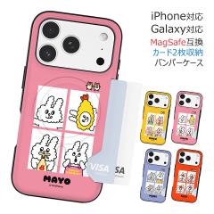 [�󒍐��Y] ��������(���B���[����) Bunni Konbiny Photo Cut Two Card Magnetic Bumper �P�[�X MagSafe�݊� iPhone Air 17 Pro Max 16 P