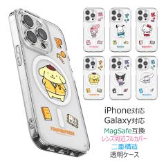 [�󒍐��Y] Sanrio Characters University Clear Lens Guard Magnetic �P�[�X MagSafe�݊� iPhone Air 17 Pro Max 16e 16 Plus 15 14 13 