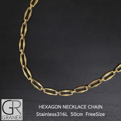 �����Y�l�b�N���X�`�F�[�� �����Y�l�b�N���X �X�e�����X �l�b�N���X �`�F�[�� �����Y �w�L�T�S�� 50cm �V���v�� �S�[���h �� �����A����