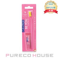 CURAPROX (�N���v���b�N�X) �N���v���b�N�X�r�[���[ ���u���V+���݂��� �p�b�N #�s���N�O���[�v�t���[�c+�x���K���b�g