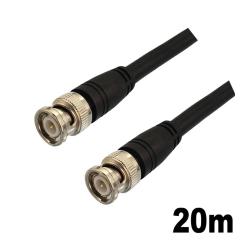 BNC�P�[�u�� 20m BNC �I�X �I�X 5C 2V 75�� �����P�[�u�� 5C �Ɩ��p �h�ƃJ�����Ή� ���掿 �����\ �R�l�N�g�P�[�u�� 3A�J���p�j�[ AVC-B