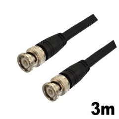 BNC�P�[�u�� 3m BNC �I�X �I�X 5C 2V 75�� �����P�[�u�� 5C �Ɩ��p �h�ƃJ�����Ή� ���掿 �����\ �R�l�N�g�P�[�u�� 3A�J���p�j�[ AVC-BN