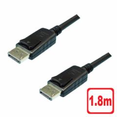 3AJpj[ DisplayPortP[u 1.8m 4K 60Hz Ver.1.2 6.8mm fBXvC|[g DPP[u fBXvCP[u PCC-DPC18 [