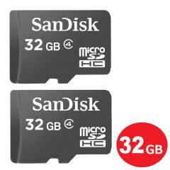 �T���f�B�X�N microSDHC�J�[�h 32GB 2������ Class4 SDSDQM-032G-B35-2P SanDisk �}�C�N��SD microSD �J�[�h �C�O���e�[���i ���[���֑�