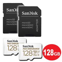�T���f�B�X�N �h���C�u���R�[�_�[�p ���ϋvmicroSDXC�J�[�h 128GB 2������ Class10 UHS-1 U3 V30 SDSQQVR-128G-GN6IA-2P �h�ƃJ���� �h��
