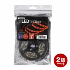 ���U�� LED�e�[�v���C�g USB 2m ���b�h TPL012RD-2P LED�e�[�v���C�g �ԐڏƖ� ���� �P�[�X �f�B�X�v���C ���[���֑�������