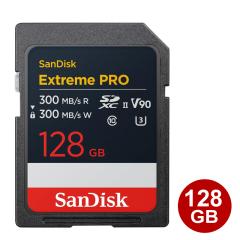�T���f�B�X�N SDXC�J�[�h 128GB EXTREME PRO U3 V90 UHS-II 300MB/s SD�J�[�h �C�O���e�[�� SanDisk SDSDXDM-128G-GN4IN �y���������z �y