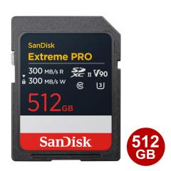�T���f�B�X�N SDXC�J�[�h 512GB EXTREME PRO U3 V90 UHS-II 300MB/s SD�J�[�h �C�O���e�[�� SanDisk SDSDXDM-512G-GN4IN �y���������z �y