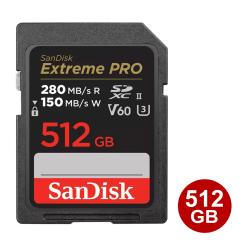�T���f�B�X�N SDXC�J�[�h 512GB EXTREME PRO U3 V60 UHS-II 280MB/s SD�J�[�h �C�O���e�[�� SanDisk SDSDXEP-512G-GN4IN �y���������z �y