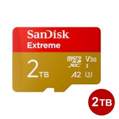 �T���f�B�X�N microSDXC�J�[�h 2TB EXTREME UHS-1 U3 V30 A2 240MB/s �}�C�N��SD microSD�J�[�h �C�O���e�[�� SanDisk SDSQXAV-2T00-GN6M