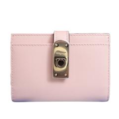 Salvatore Ferragamo �t�F���K�� �J�[�h�P�[�X �K���`�[�j 220552 �s���N�n ���U�[ ���f�B�[�X �S�[���h���� ���i�y�{���ۏ؁z