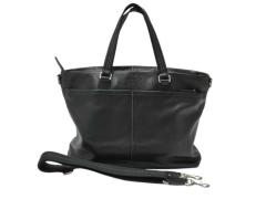 COACH �R�[�` �g�[�g�o�b�O ���L�V���g�� F70673 �u���b�N�n ���U�[ ���f�B�[�X 2WAY �n���h�o�b�O �V�����_�[�o�b�O �V���o�[���� ���i