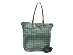 PRADA �v���_ �V�����_�[�o�b�O �g���C�A���O�����S 1BG189 �O���[���n�~�u���E���n �e�X�[�g�i�C���� ���j�Z�b�N�X �`�F�b�N�� 2WAY �n