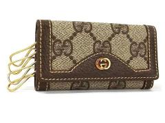 GUCCI �O�b�` �L�[�P�[�X �C���^�[���b�L���OG �x�[�W�� �u���E���n GG�X�v���[���~���U�[ ���j�Z�b�N�X �S�A �S�[���h���� ���i�y�{����