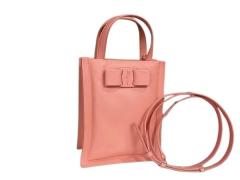 SALVATORE FERRAGAMO �t�F���K�� �n���h�o�b�O ���@�����{�� ���B���@ GG-212988 �s���N�n ���U�[ ���f�B�[�X 2WAY �V�����_�[�o�b�O ��