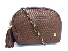 BALLY �o���[ �V�����_�[�o�b�O B���S �u���E�� ���U�[ ���f�B�[�X �^�b�Z�� �L���e�B���O �S�[���h����y�{���ۏ؁z