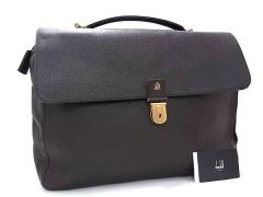 dunhill �_���q�� �r�W�l�X�o�b�O �{�[�h�� - �u���E�� ���U�[ �����Y �S�[���h���� ���i�y�{���ۏ؁z