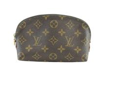LOUIS VUITTON ���C���B�g�� �|�[�` �|�V�F�b�g�R�X���e�B�b�N M47515 �u���E���n ���m�O���� ���f�B�[�X �S�[���h���� ���i�y�{���ۏ؁z