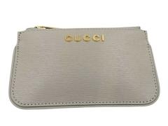 GUCCI �O�b�` �R�C���P�[�X �X�N���v�g 790102 �O���[�n ���U�[ ���j�Z�b�N�X ���S �S�[���h���� ���i�y�{���ۏ؁z