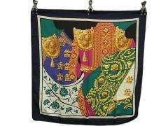 LOEWE ���G�x �X�J�[�t �}���`�J���[�n �V���N100% ���f�B�[�X �唻 �X�g�[�� ���i�y�{���ۏ؁z