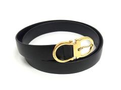 Salvatore Ferragamo �t�F���K�� �x���g �K���`�[�j �i���[�x���g 23 0001 �u���b�N�n ���U�[ ���f�B�[�X ���i�y�{���ۏ؁z