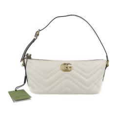 �V�i���g�p�W���i GUCCI �O�b�` GG�}�[�����g 739166 �V�����_�[�o�b�O ���U�[ �z���C�g�n �A�C�{���[ �L���e�B���O �n���h�o�b�O�y�{��